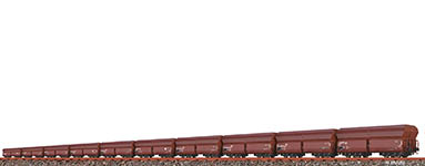 040-50677 - H0 - Offener Güterwagen Fads (SET) DB, IV, (10)